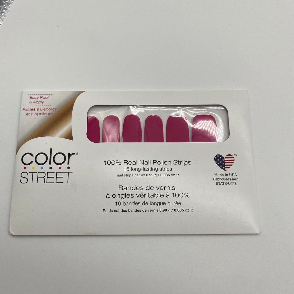 New Color Street Real Nail Polish Strips USA 1 Pack of Are You Madrid-ing Me?